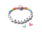 SOS armbandje regenboog bloem kindersieraden